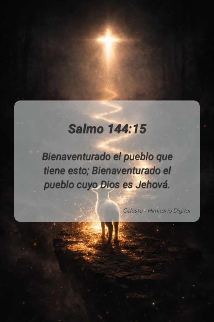 Reflexión sobre Salmo 144:15