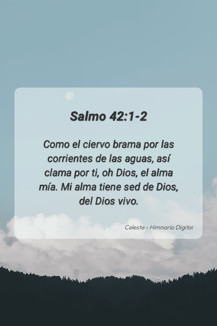 Reflexión sobre Salmo 42:1-2