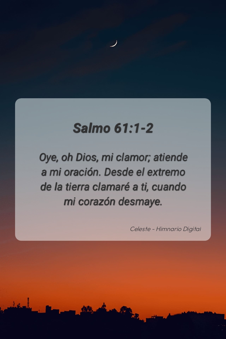 Reflexión sobre Salmo 61:1-2