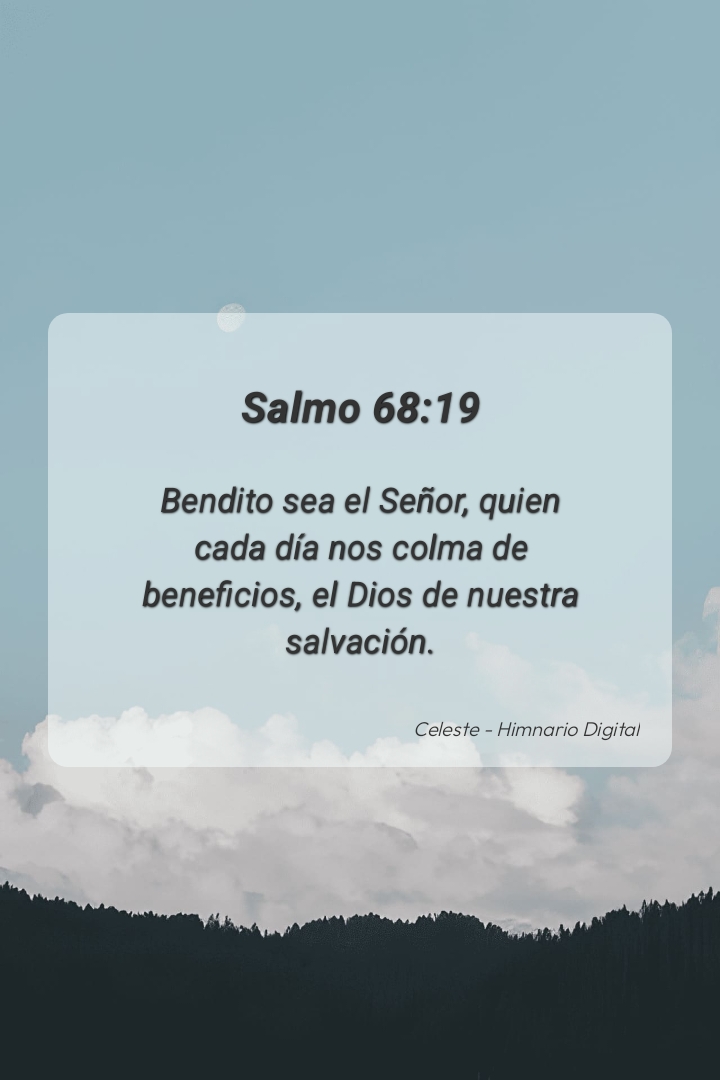 Reflexión sobre Salmo 68:19