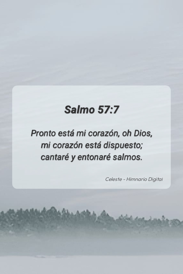 Reflexión sobre Salmo 57:7