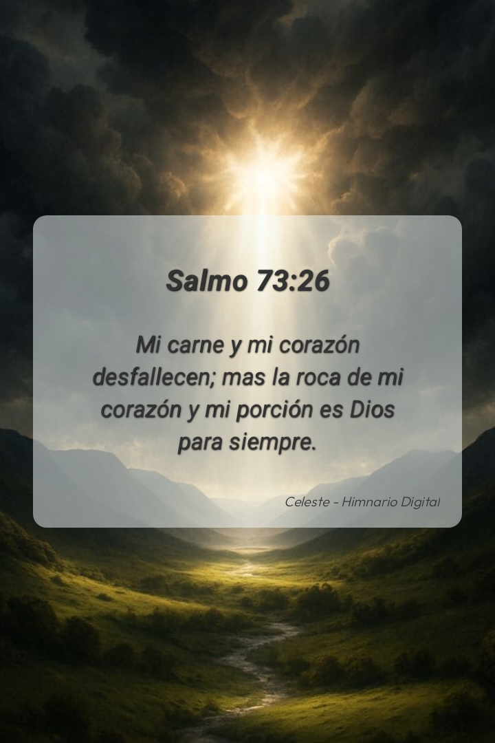 Reflexión sobre Salmo 73:26