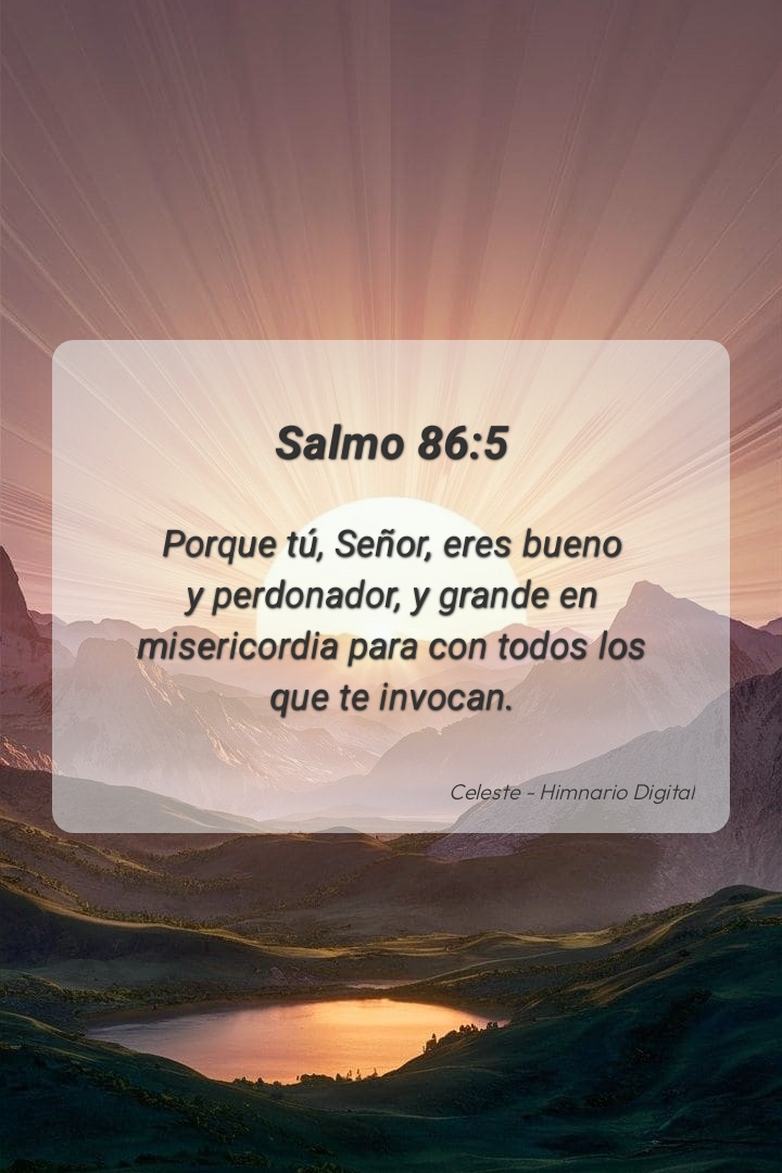 Reflexión sobre Salmo 86:5