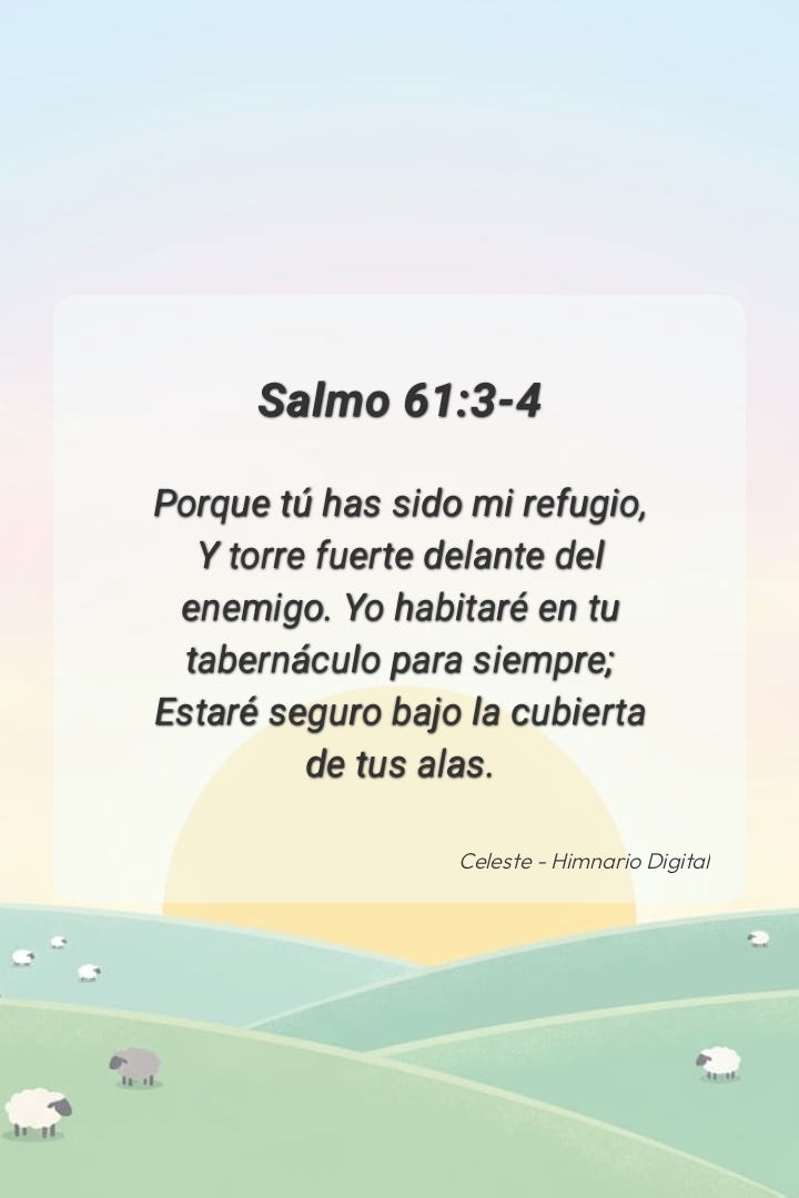 Devocional Salmo 61:3-4