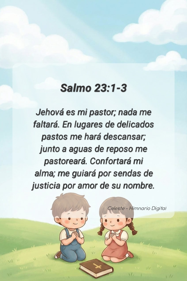 Reflexión sobre Salmo 23:1-3