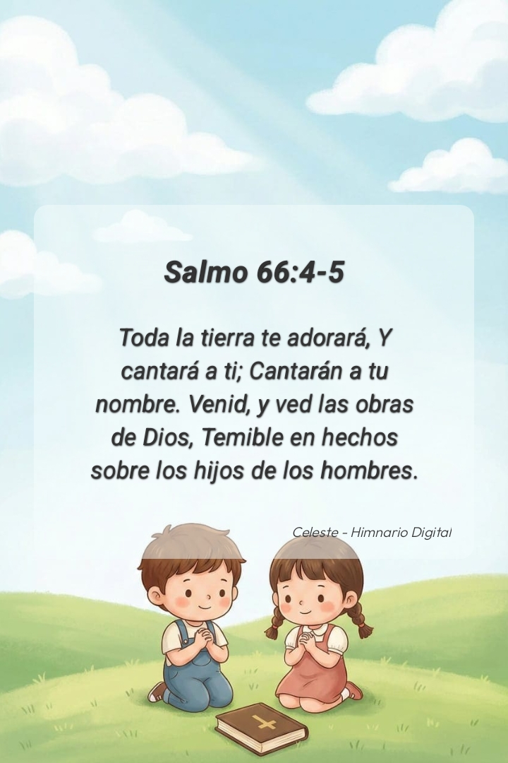 Devocional Salmo 66:4-5