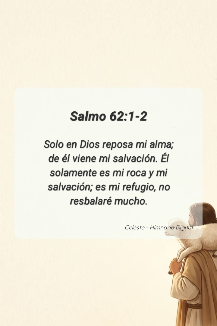 Reflexión sobre Salmo 62:1-2