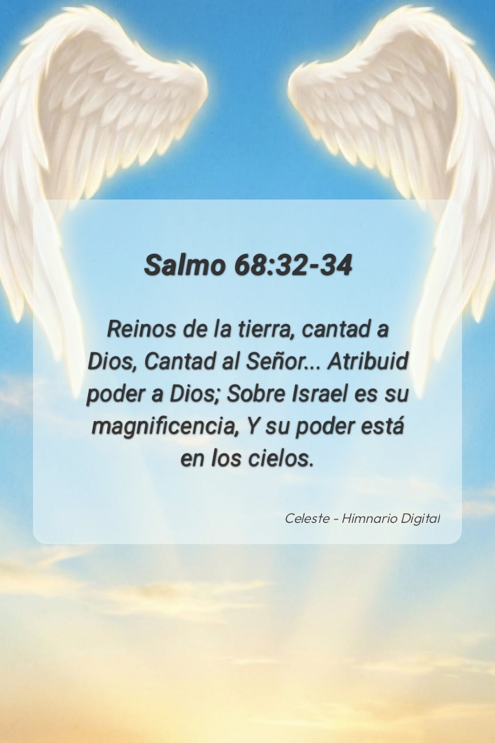 Devocional Salmo 68:32-34
