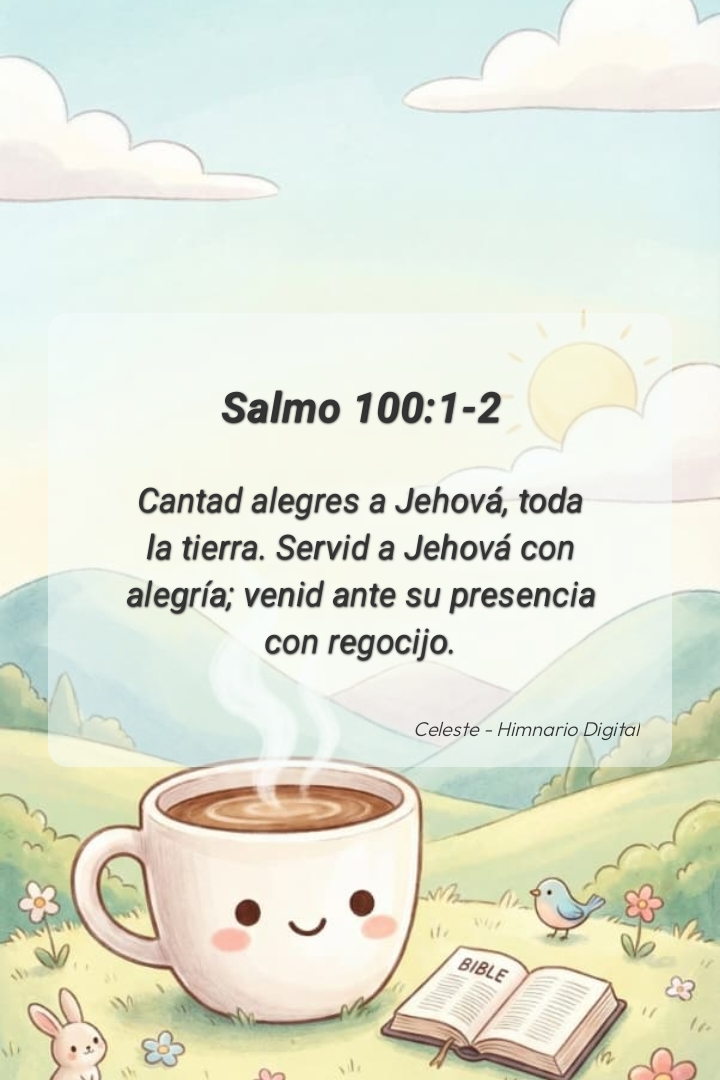 Reflexión sobre Salmo 100:1-2