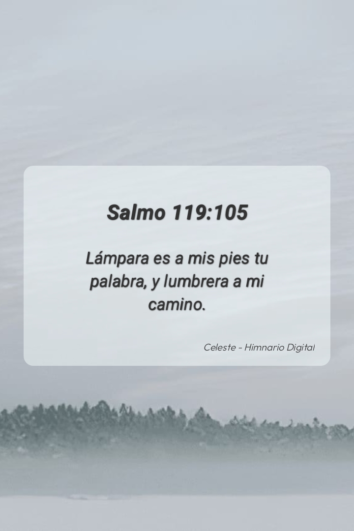 Reflexión sobre Salmo 119:105