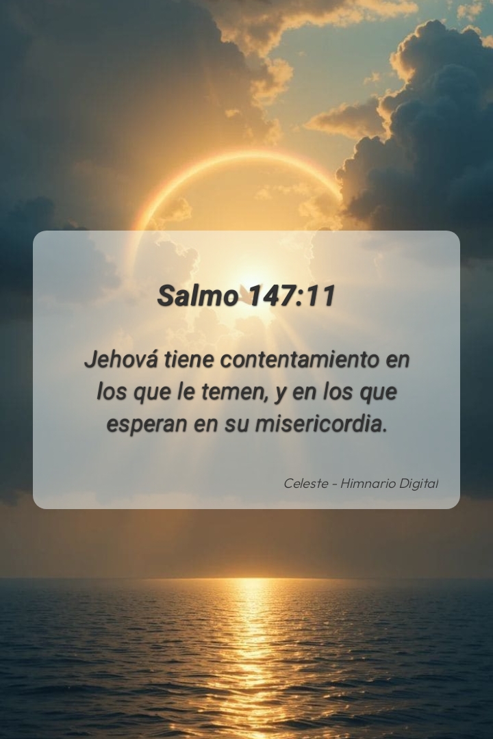 Reflexión sobre Salmo 147:11