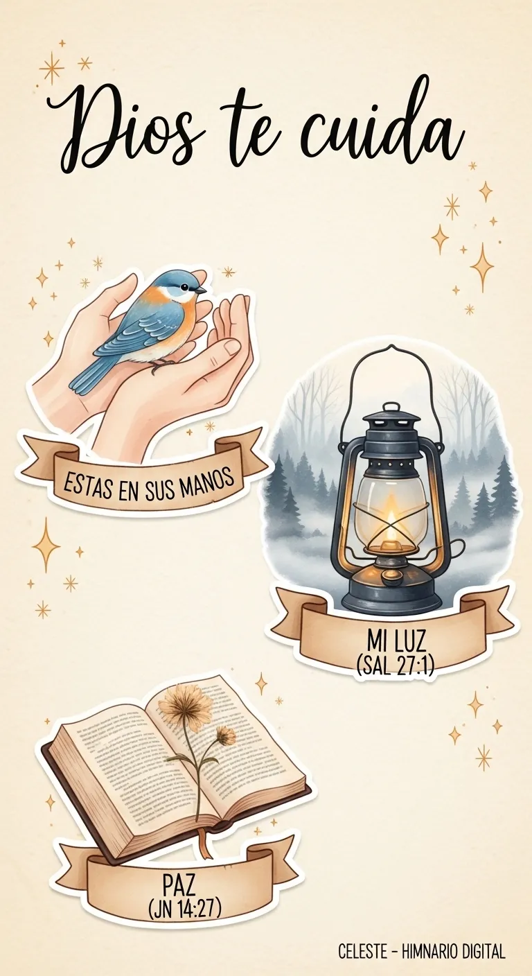 Ilustración cristiana aesthetic sobre la gratitud a Dios