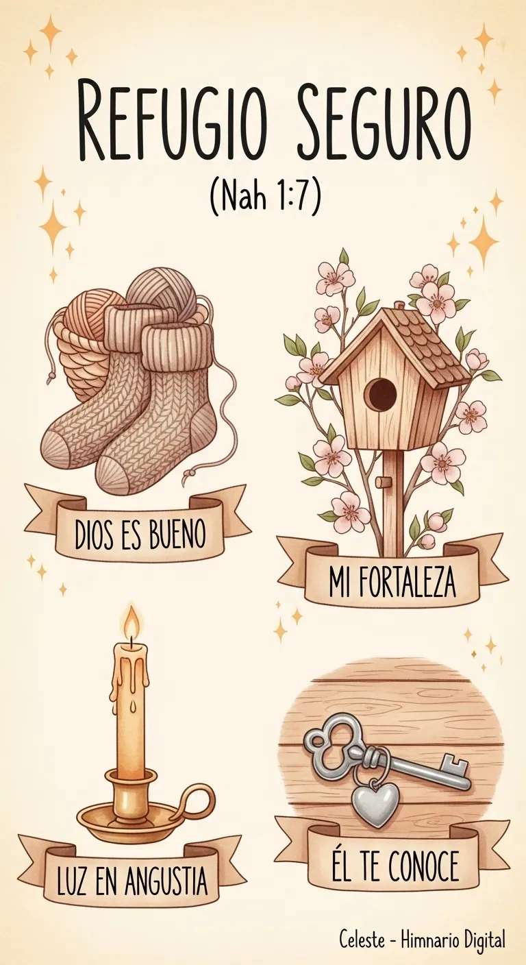 Reflexión sobre Nahúm 1:7: La Bondad de Dios como Refugio Seguro