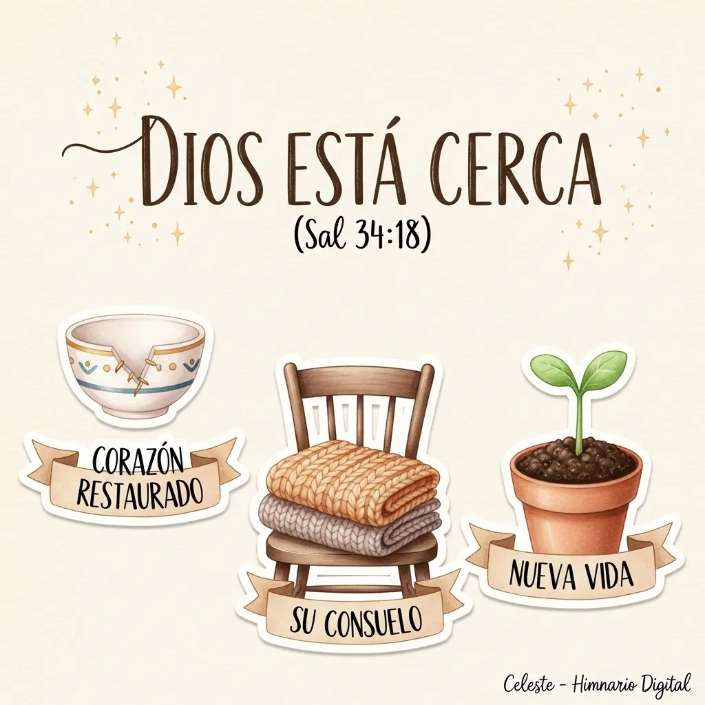Reflexión sobre Salmos 34:18: Dios está cerca de los corazones rotos