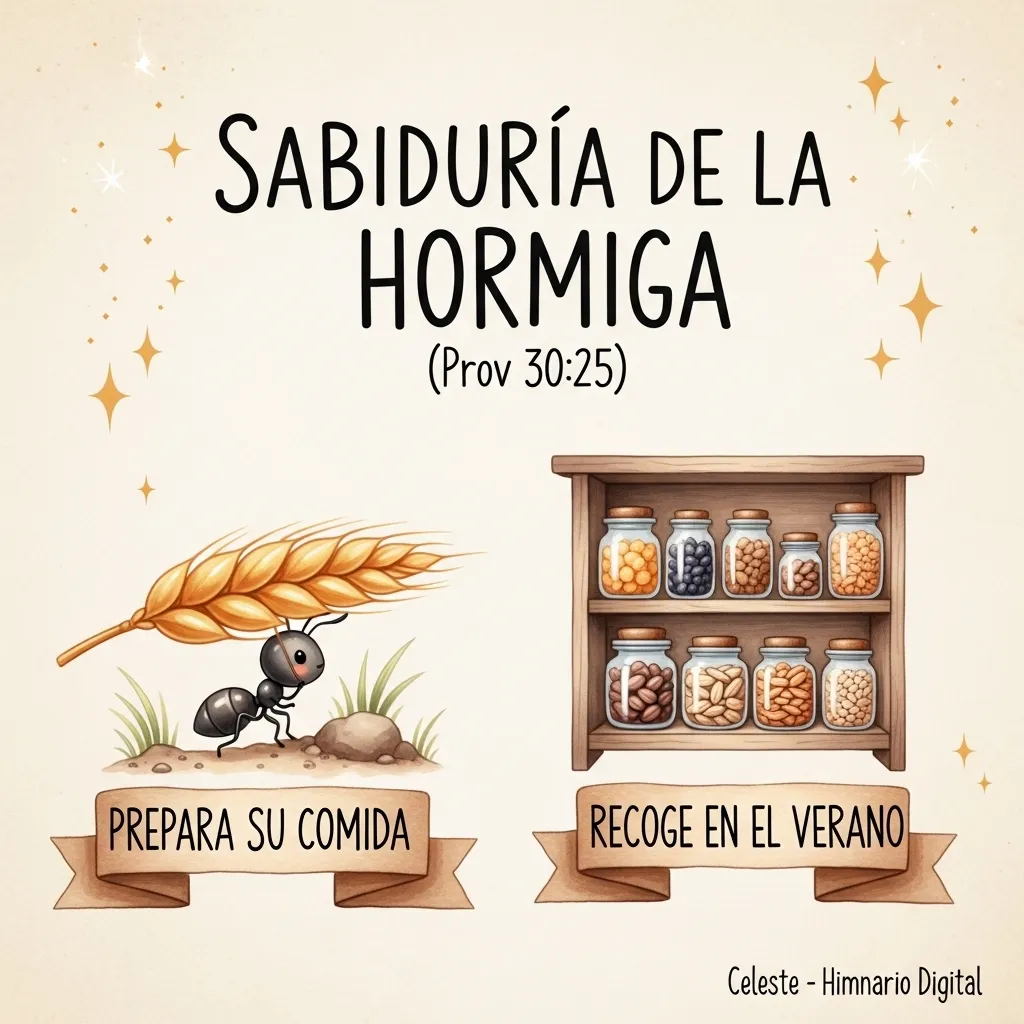 Reflexión sobre Proverbios 30:25: Sabiduría de la Hormiga