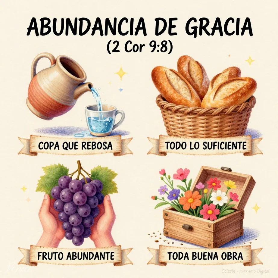 Reflexión sobre 2 Corintios 9:8: Abundancia de Gracia
