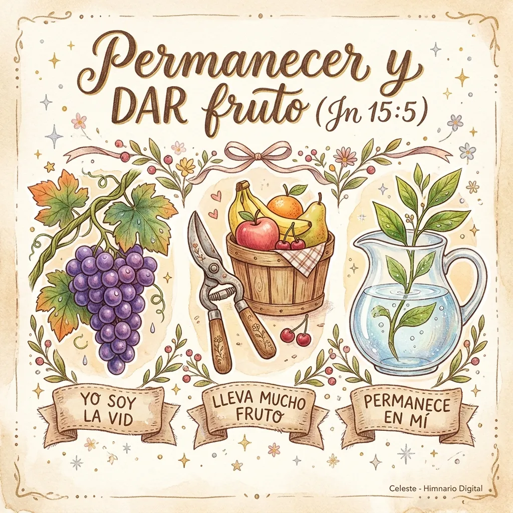 Reflexión sobre Juan 15:5: Permanecer y dar fruto