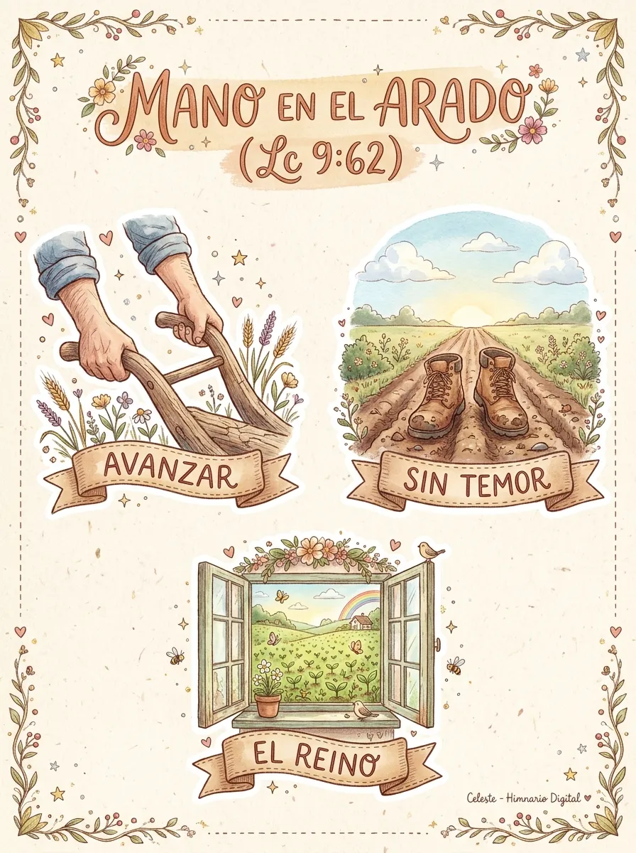 Reflexión sobre Lucas 9:62: Mano en el arado