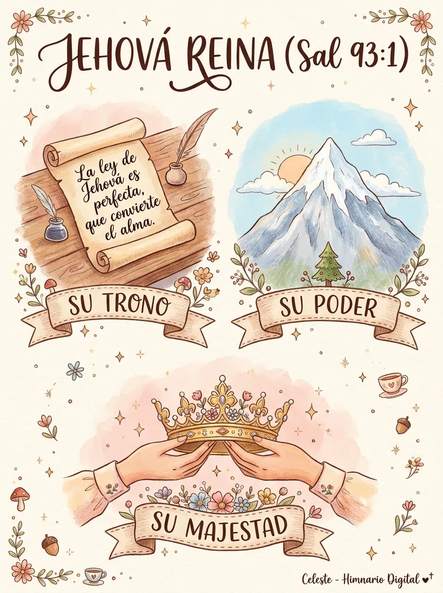 Reflexión sobre Salmo 93:1: Jehová reina