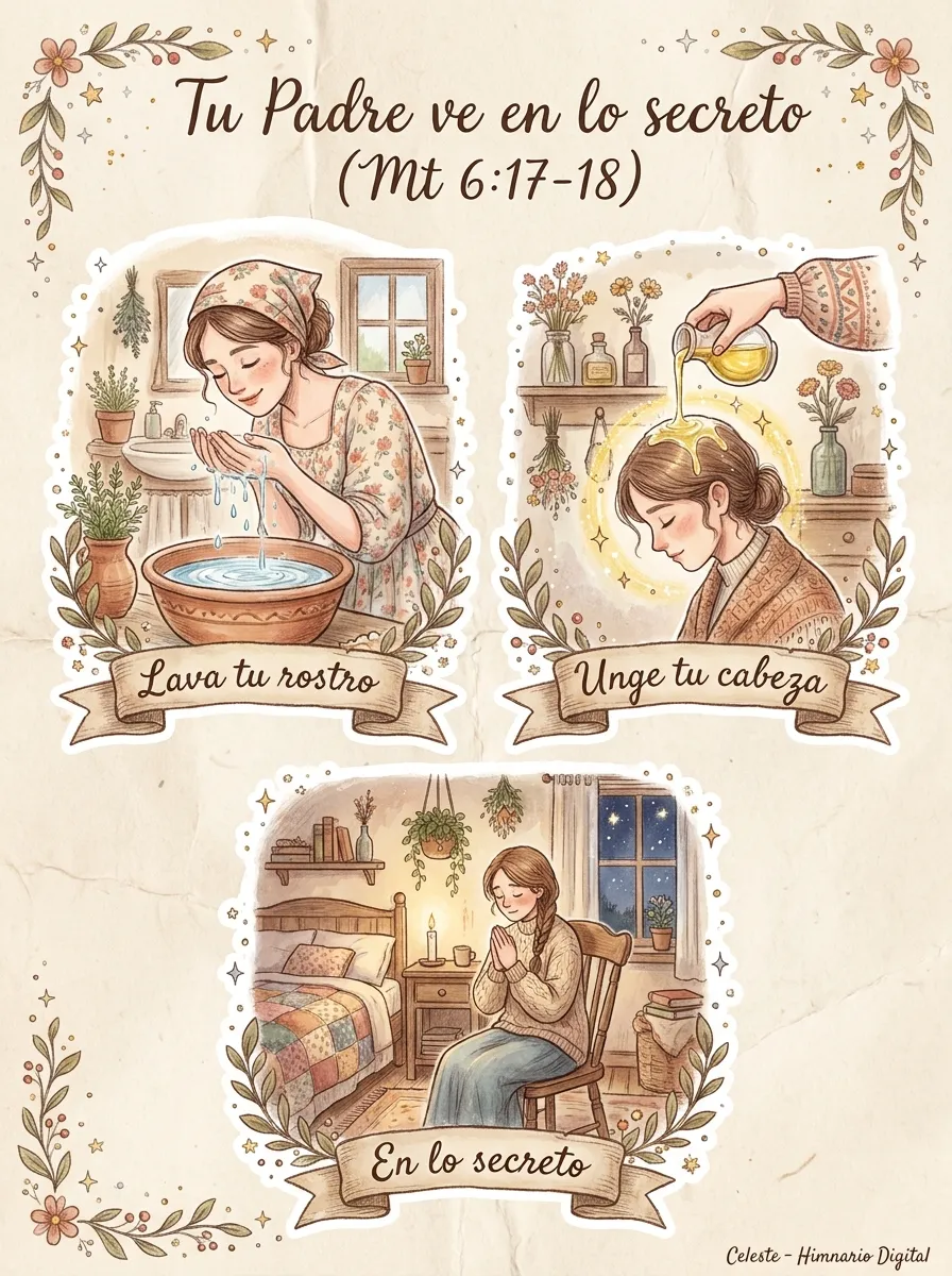 Reflexión sobre Mateo 6:17-18: Tu Padre ve en lo secreto