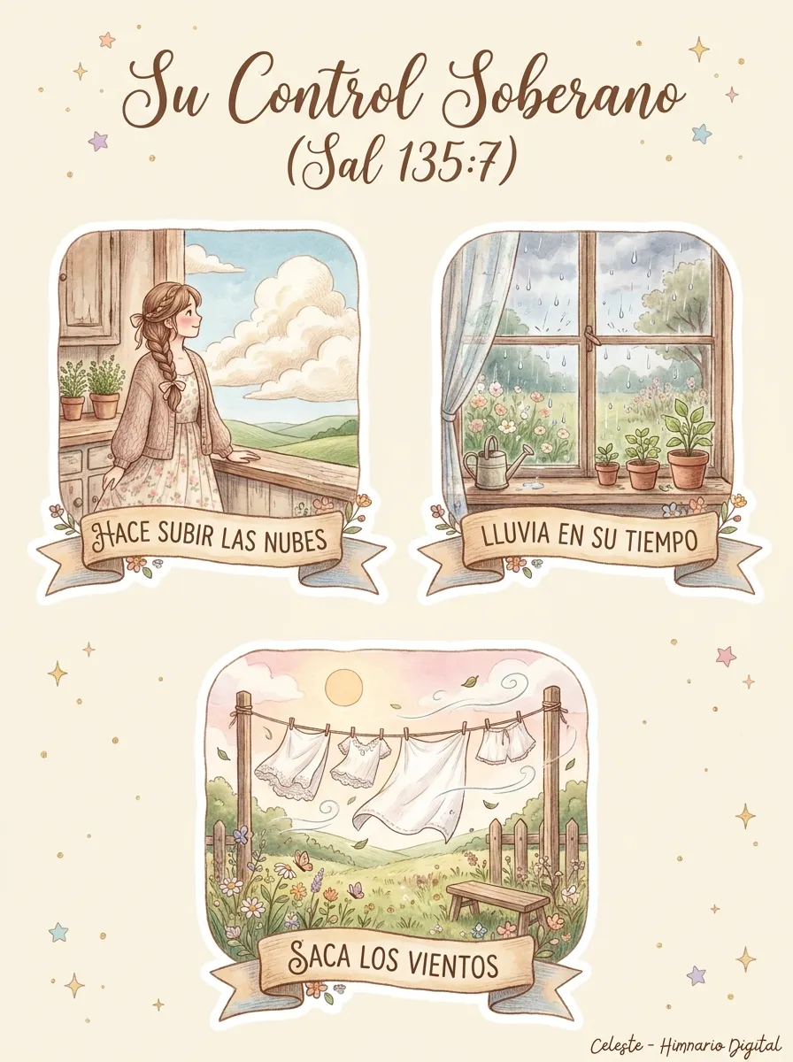 Reflexión sobre Salmo 135:7: Su Control Soberano (Sal 135:7)