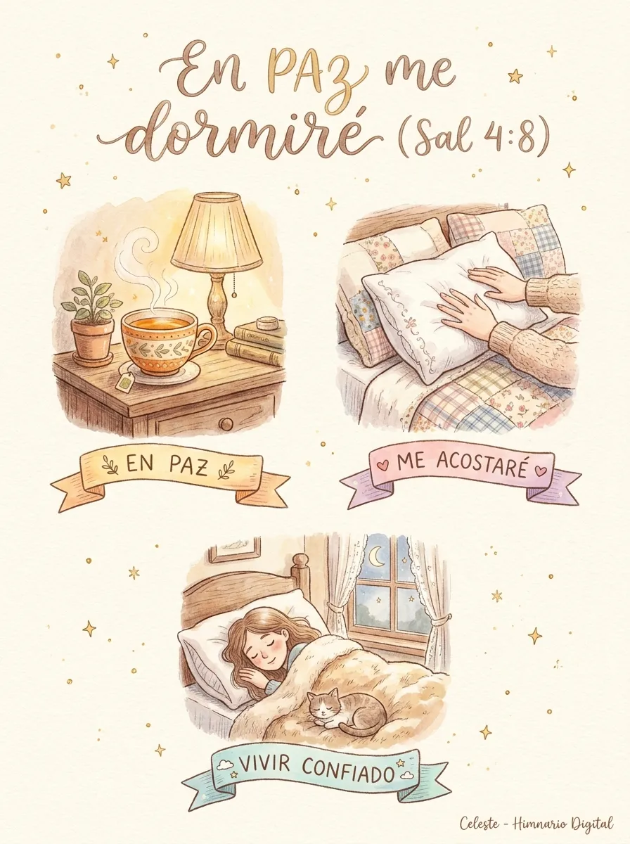 Reflexión sobre Salmo 4:8: En Paz Me Dormiré (Sal 4:8)