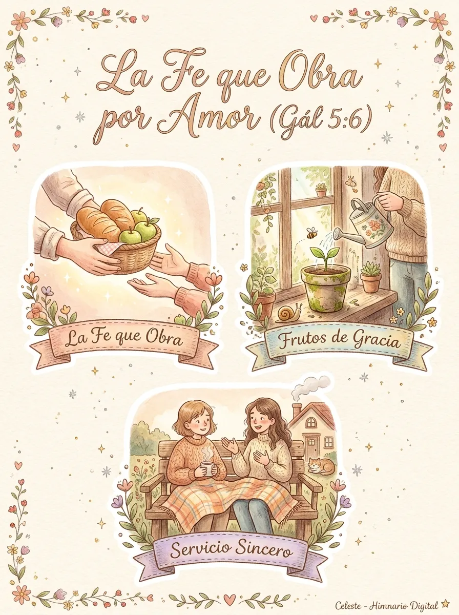 Reflexión sobre Gálatas 5:6: La Fe que Obra por Amor