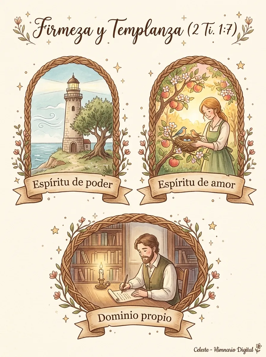 Reflexión sobre 2 Timoteo 1:7: Firmeza y Templanza
