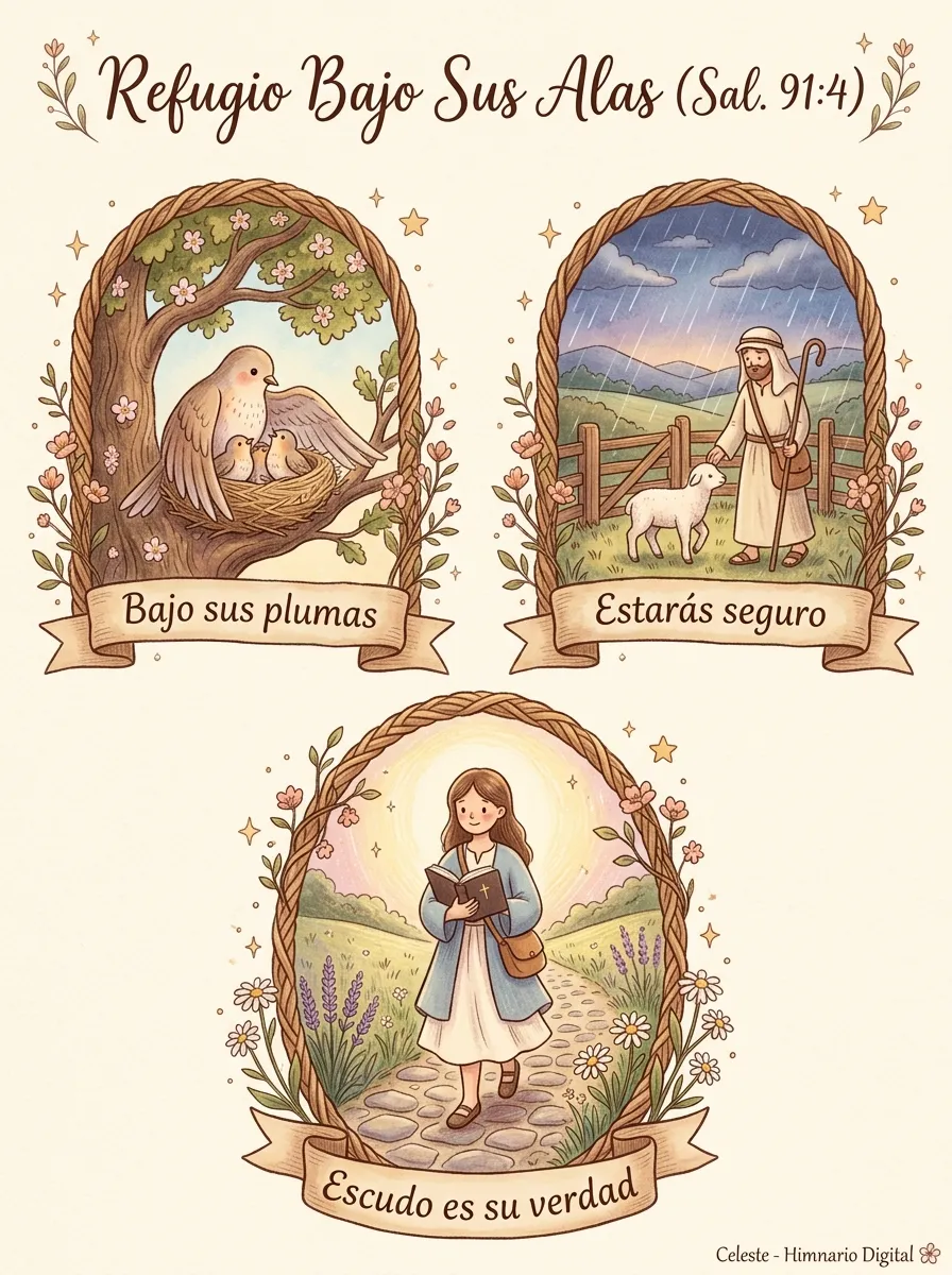 Reflexión sobre Salmo 91:4: Refugio Bajo Sus Alas