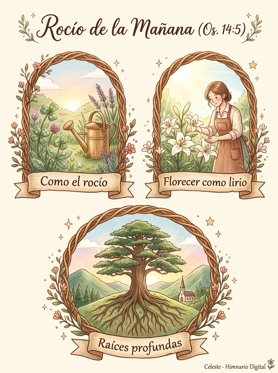 Reflexión sobre Oseas 14:5: Rocío de la Mañana