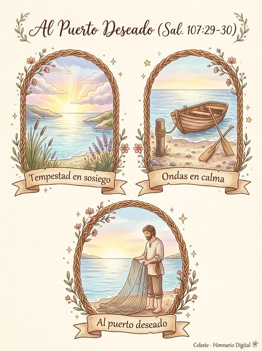 Reflexión sobre Salmo 107:29-30: Al Puerto Deseado