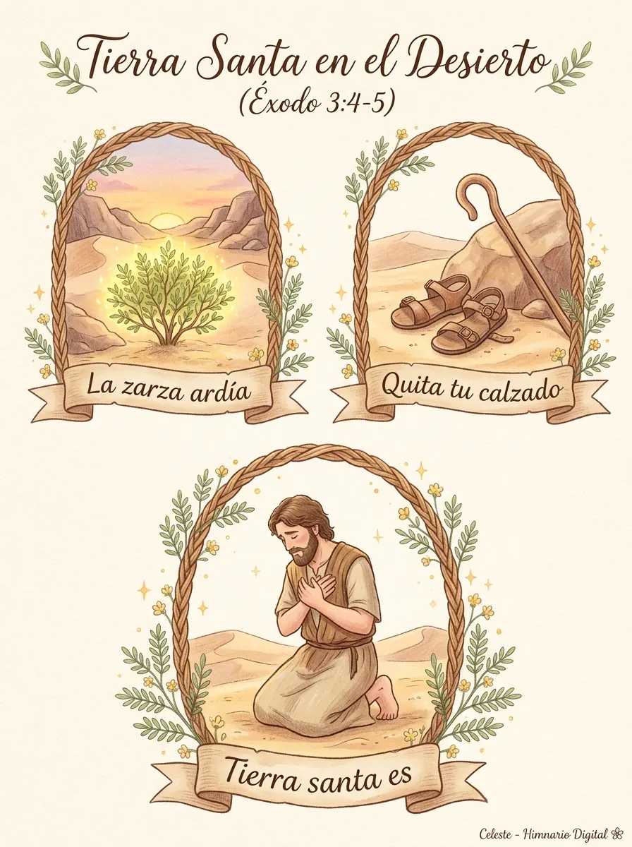 Reflexión sobre Éxodo 3:4-5: Tierra Santa en el Desierto