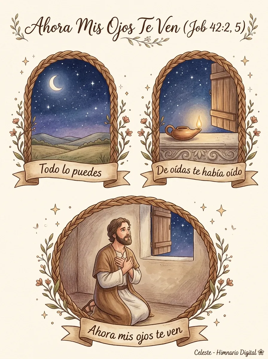 Reflexión sobre Job 42:2, 5: Ahora Mis Ojos Te Ven