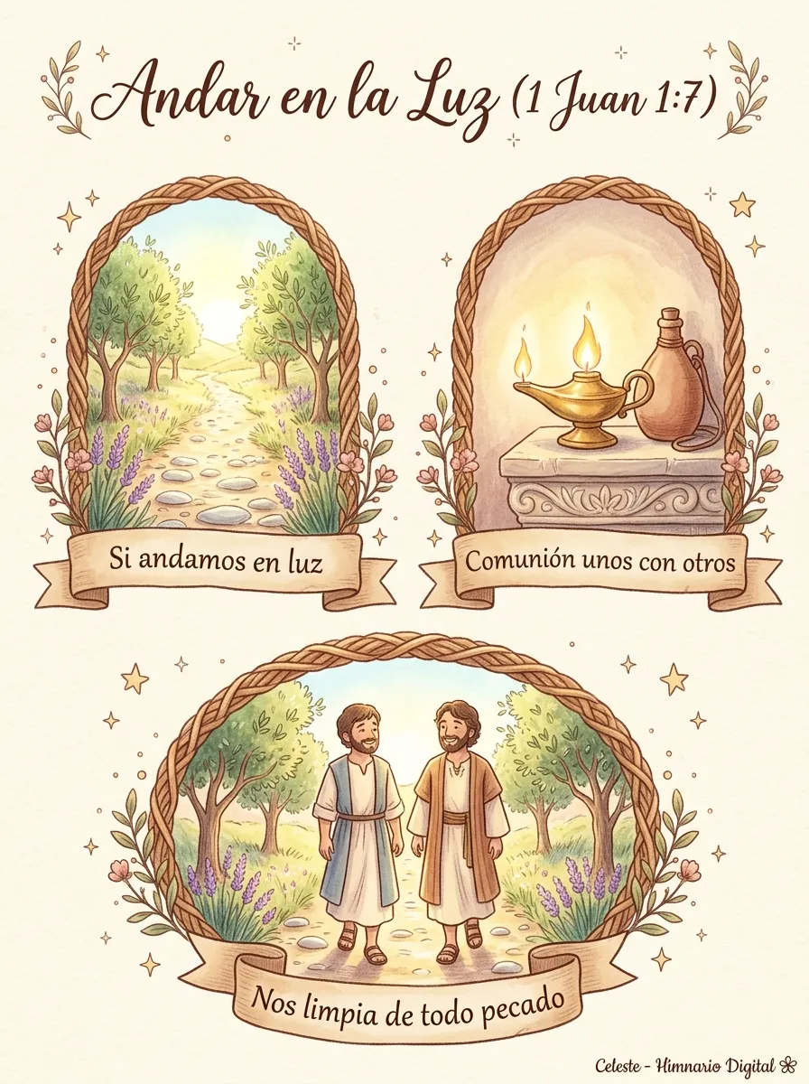 Reflexión sobre 1 Juan 1:7: Andar en la Luz